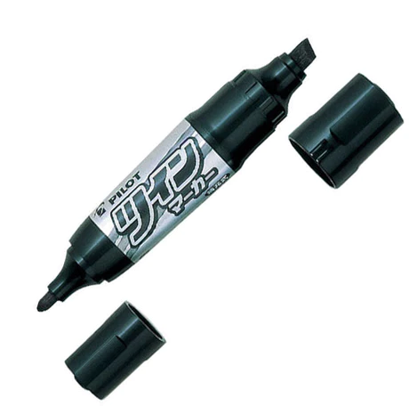 Pilot Twin Marker - Chisel + Bullet